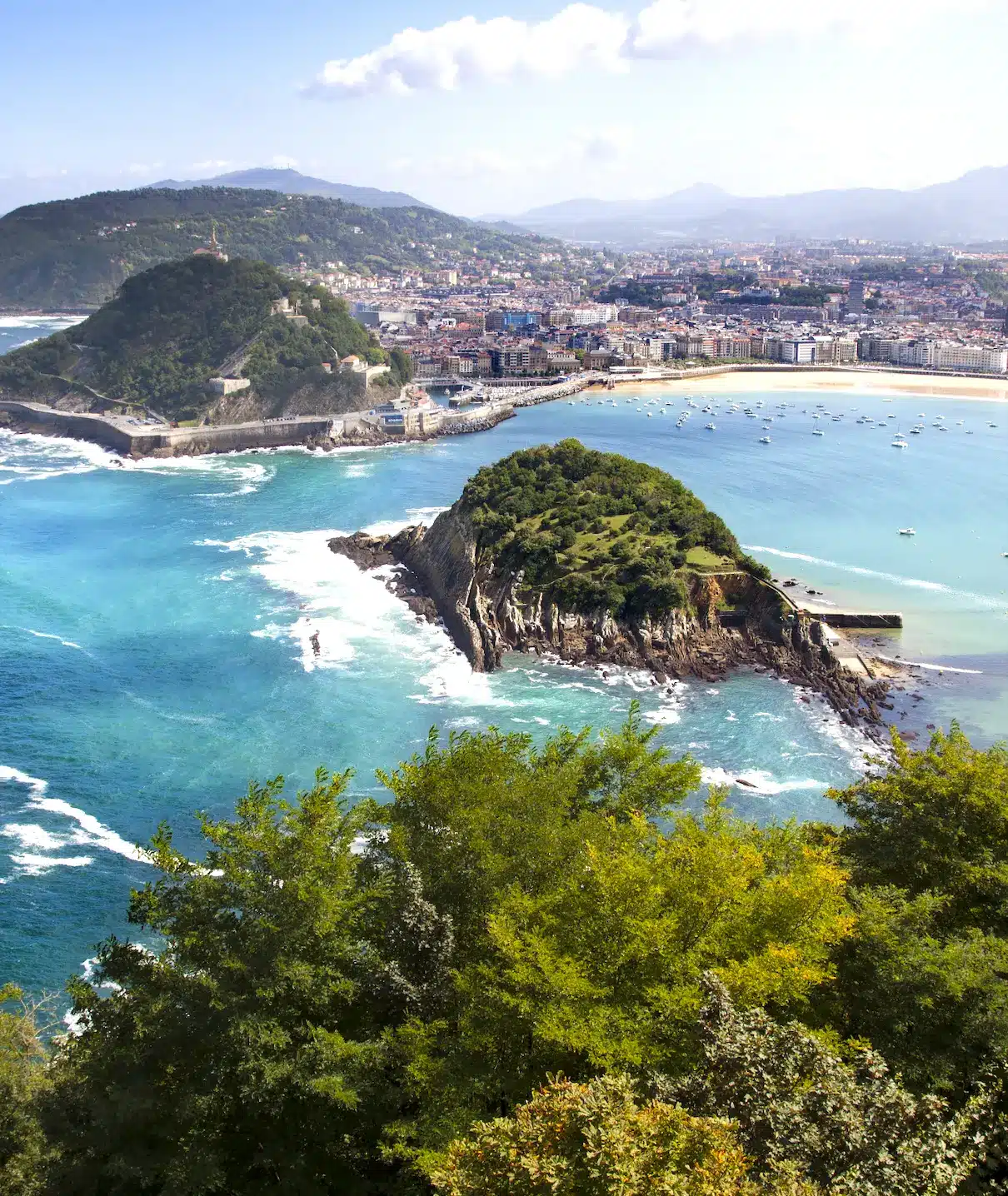 San Sebastian in Spain is a world-class beach and is considered the best urban beach in Europe.